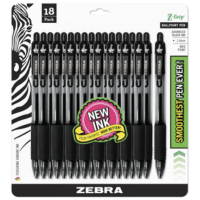 Amazon: Zebra Pen Z-Grip Retractable Ballpoint Pen 18-Pack  Only $3.35