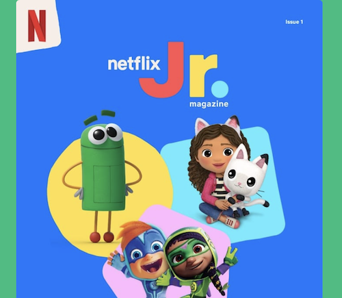 FREE Netflix Jr. Pre-School Print Magazine